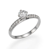 Anat - Twisted Head Solitaire Ring 0.50 - 1.20 Carat
