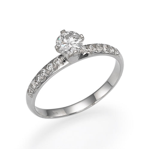 Anat - Twisted Head Solitaire Ring 0.50 - 1.20 Carat