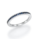GEMS Half Eternity Ring- Real Natural Gems