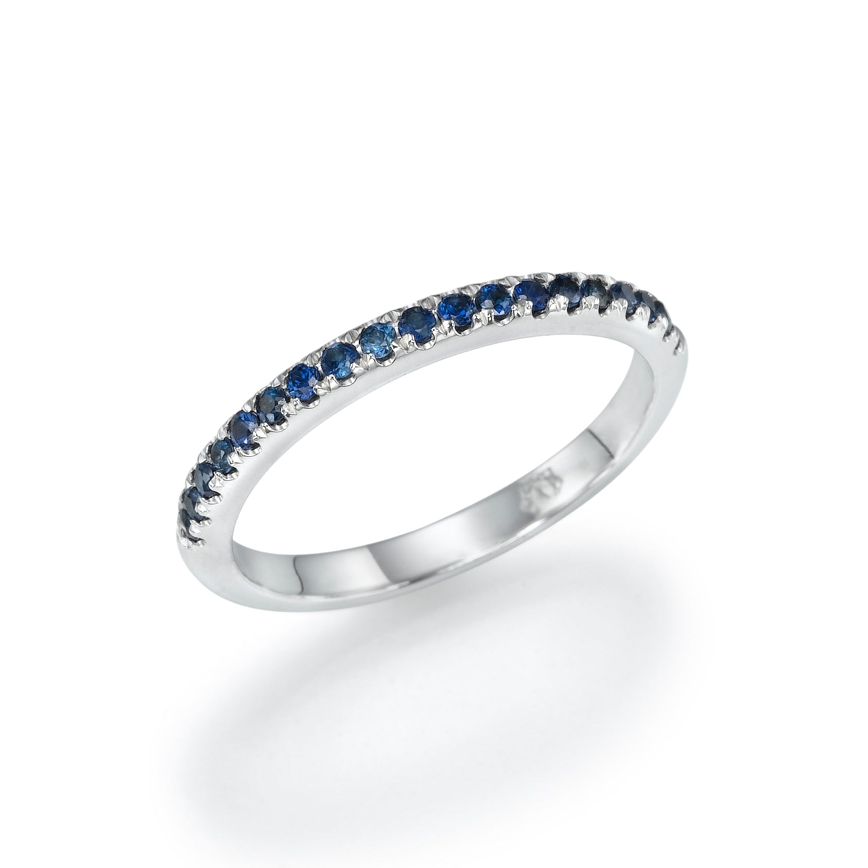 Rainbow LOVE Colors - All Around Eternity LOVE Ring- Real Natural Gems