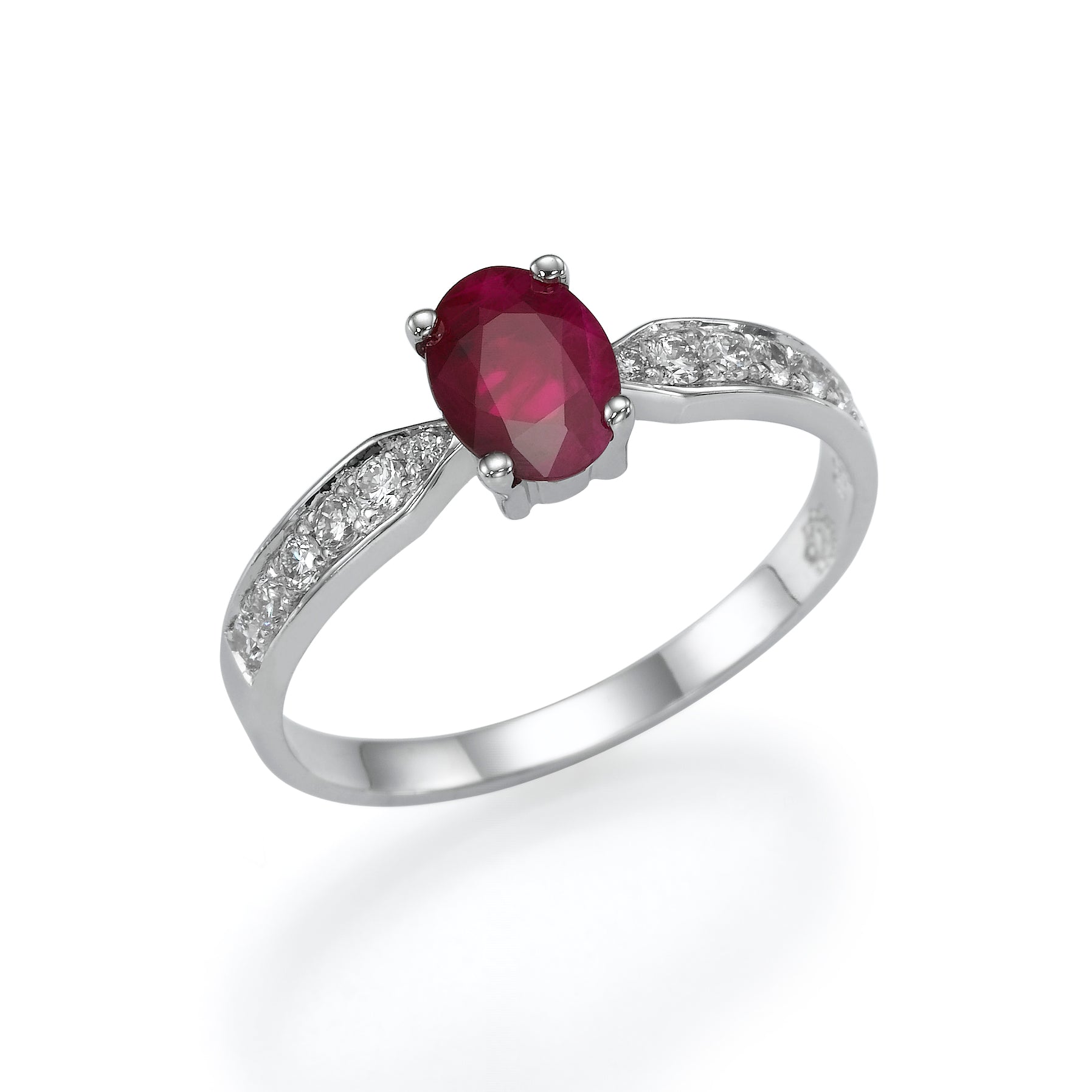 Stamp Of Gem - Gems & Diamond Luxury Ring - Real Natural Diamonds