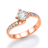 Super Twist - Double Bands Ring - 0.40 - 0.90 Carat