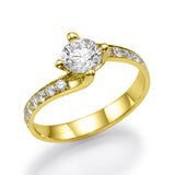 Super Twist - Double Bands Ring - 0.40 - 0.90 Carat