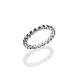 Tight Cups Of Light - Gems & Diamond Eternity Ring - Real Natural Diamonds