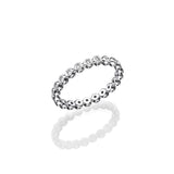 Tight Cups Of Light - Gems & Diamond Eternity Ring - Real Natural Diamonds