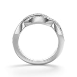 Modern Infinity - Design Ring- Real Natural Diamonds