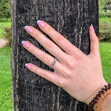 Modern Infinity - Design Ring- Real Natural Diamonds