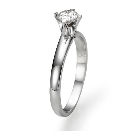 Anat - Twisted Head Solitaire Ring 0.50 - 1.20 Carat