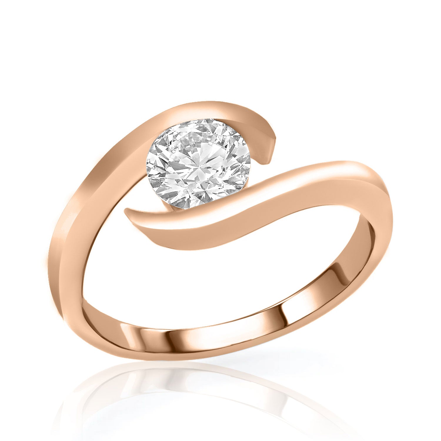 Swan Lake - Solitaire Ring- 0.50 - 1.25 Carat