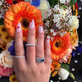 Yakubov Half Eternity Ring 11  Dazzle Diamonds 18K Gold