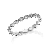 Tight Kisses Of Love - Gems & Diamond Eternity Ring - Real Natural Diamonds