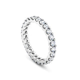 Round Blocks - Eternity Ring - Lab Created Diamonds