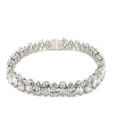 50 Points Pear Shape Vertical Ups & Down Tennis Bracelet 20CT - 18K Gold - Lab Eco Diamonds