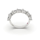 Teardrop Diamond Eternity Ring - Custom Design