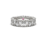 Pear-Shaped All-Around Up & Down Diamond Eternity Ring- Custom Design