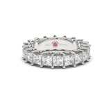 Princess-Cut All Around Eternity Ring - Custom Design