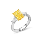 2.06ct Radiant Cut Fancy Intense Yellow