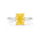 2.06ct Radiant Cut Fancy Intense Yellow