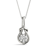 Diamond Pendant 0.40 Carat – Love Tie Model