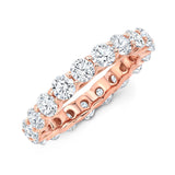 Round Crowns - Eternity Ring - Lab Created Diamonds