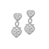 Heartbeats Earrings - Various Diamond Combinations - Real Diamonds