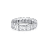 6CT Emerald Cut Eternity Ring