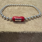 Iconic NOW Sterling Silver Bead Bracelet