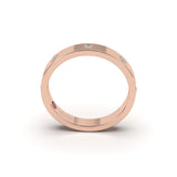 8 Diamonds Bezel Ring Setting- Natural Diamonds