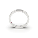 8 Diamonds Bezel Ring Setting- Natural Diamonds