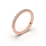 Classic Half Diamond Eternity Ring - Custom Design