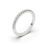 Classic Half Diamond Eternity Ring - Custom Design