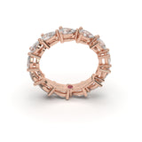 Teardrop All-Around Diamond Eternity Ring  - Custom Design