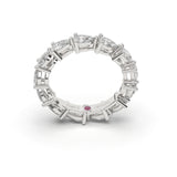 Teardrop All-Around Diamond Eternity Ring  - Custom Design