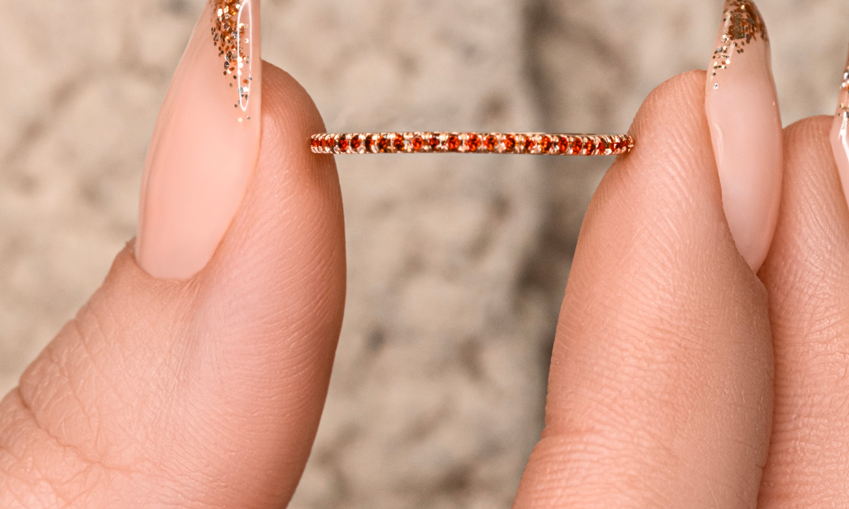 Super Tiny Bands - Eternity Ring - Real Natural Diamonds