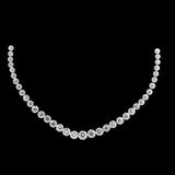 Classic Rounds Tennis Necklace - 18.00 Carats - Lab or Natural Diamonds