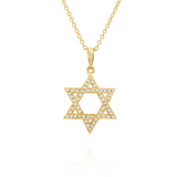 Star Of David Open Art Yellow Gold