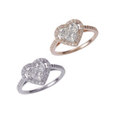 Love Links Ring - Various Diamond Combinations - Real Diamonds