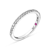 Minimalist Diamond Eternity Ring -Natural Diamonds