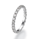 24 All Around Diamonds Eternity Ring - Real Natural Diamonds