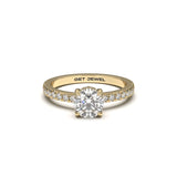 GALA - Round 4 Prongs Setting Classic Micro Band