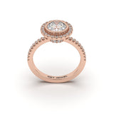 CHIC - Round Halo Bezel Setting Micro Band