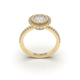 CHIC - Round Halo Bezel Setting Micro Band