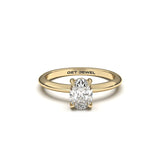 SPLENDOR - Oval 4 Prongs Smooth Classic Band