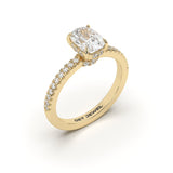 DELICATE - Oval 4 Prongs Setting Classic Micro Band