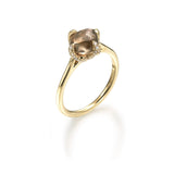 Signature Natural Chocolate - Brown Raw Ring