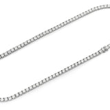 Graduated Round Tennis Necklace (40Points)- 33 - 75 Carats - Lab or Natural Diamonds