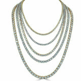 Classic Rounds Tennis Necklace - 18.00 Carats - Lab or Natural Diamonds