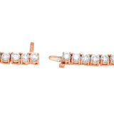 Graduated Round Tennis Necklace (40Points)- 33 - 75 Carats - Lab or Natural Diamonds