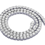 Graduated Round Tennis Necklace (40Points)- 33 - 75 Carats - Lab or Natural Diamonds