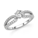 Double Infinity - Solitaire Ring - Lab Growing Diamonds